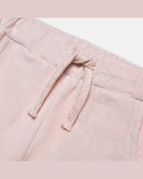 Tracksuit velour with waffle texture and embroidery (12 months-5 years)