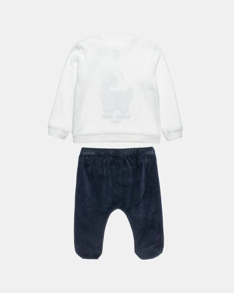Set velour Tender Comforts with emboidery and hat (3-12 months)
