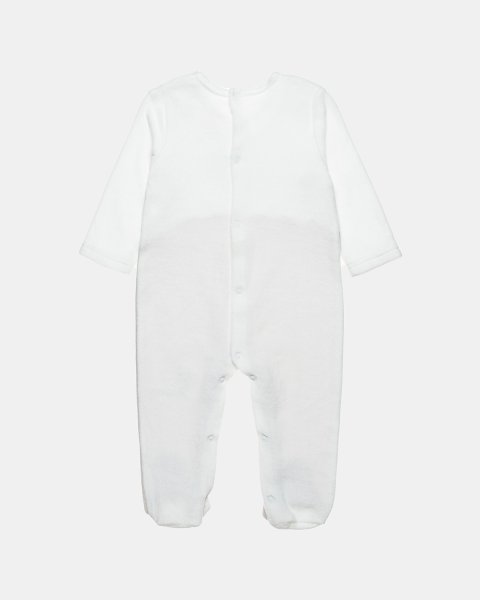 Babygrow velour with embroidery (1-12 months)