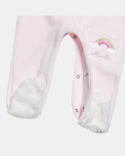 Babygrow Tender Comforts velour with embroidery (1-12 months)