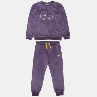 アメリ UND FLOWER EMBROIDERY VELOUR PANTS Ameri（アメリ）の「UND FLOWER EMBROIDERY VELOUR PANTS