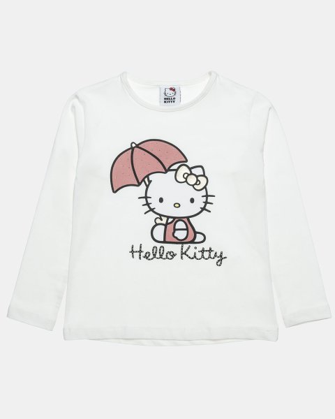 Μπλούζα Hello Kitty με μεταλλικά στοιχεία (18 μηνών-5 ετών)