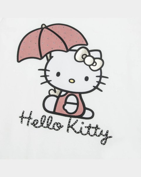 Long sleeve top Hello Kitty with metallic elements (18 months-5 years)
