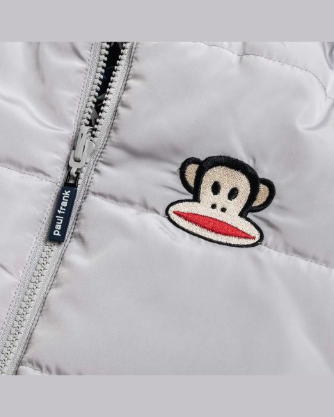 Μπουφάν Paul Frank διπλής όψης με κέντημα και τύπωμα (12 μηνών-5 ετών)