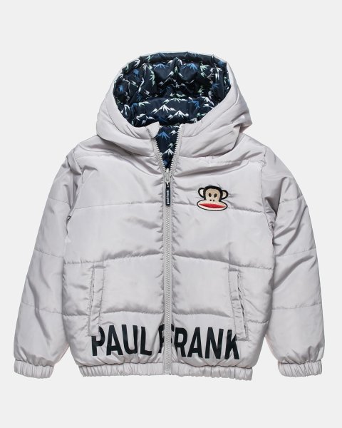 Μπουφάν Paul Frank διπλής όψης με κέντημα και τύπωμα (12 μηνών-5 ετών)