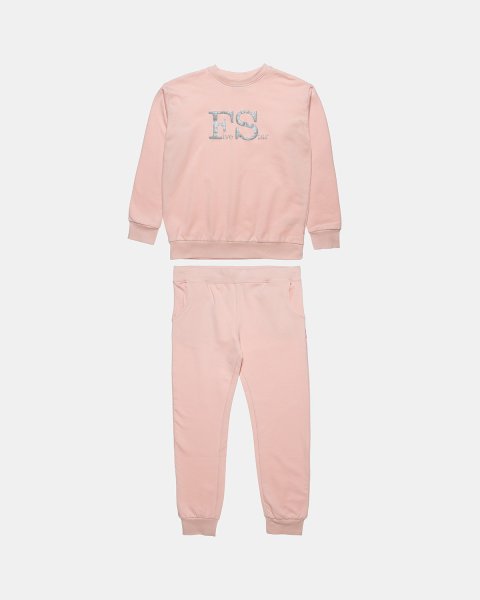 Tracksuit Five Star with glitter embossed print (6-14 years)
