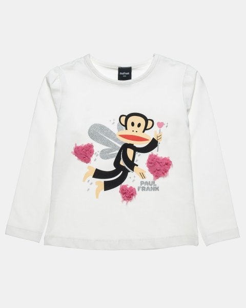Μπλούζα Paul Frank με ανάγλυφες και glitter λεπτομέρειες (12 μηνών-5 ετών)