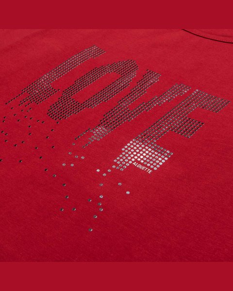 Long sleeve top with gold print (6-14 years)