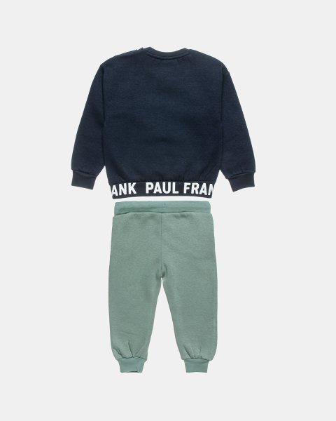 Set cotton fleece blend Paul Frank with embossed print (12 months-5 years)