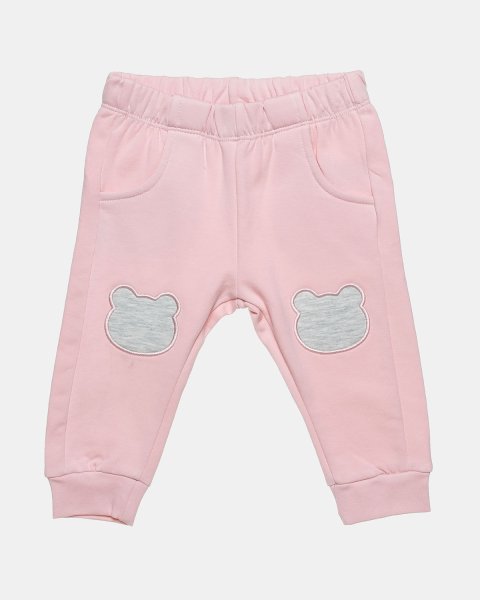 Set cotton fleece blend Tender Comforts with glitter details (3-18 months)