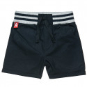 Cotton shorts with elasticated waist and side pockets (12 months-5 years)