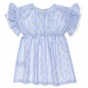 Φόρεμα με γκοφρέ υφή και βολάν στα μανίκια (9 μηνών-5 ετών)