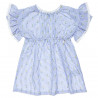 Φόρεμα με γκοφρέ υφή και βολάν στα μανίκια (9 μηνών-5 ετών)