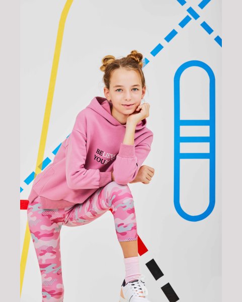 Leggings Gym Tonic with army look (6-16 years)