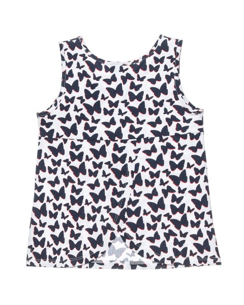 Top with all over butterfly pattern and strass detail (6-14 years)