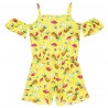 Playsuit shoulder cut-out and pineapple design (6-14 years)