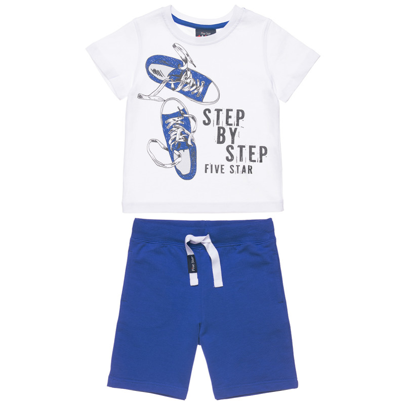 Set Five Star t-shirt with shorts (12 months-5 years)