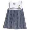Navy look dress (9 months-5 years)
