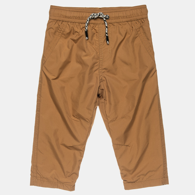 Pants with an elasticized drawstring waistband (12 months-5 years)