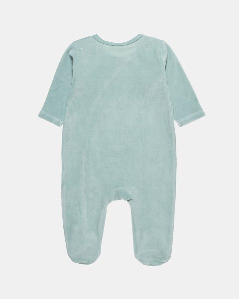 Babygrow velour Tender Comforts with embroidery (1-12 months)