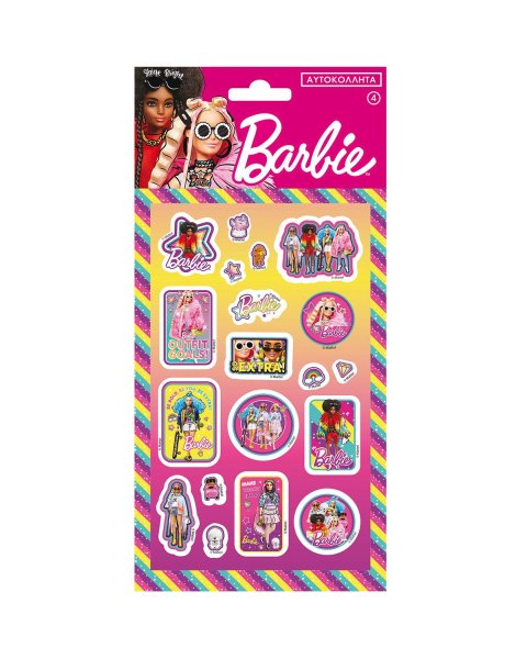 Stickers puffy Barbie 4