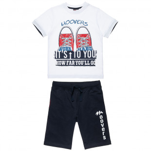 Set Moovers t-shirt with shorts (18 months-5 years)