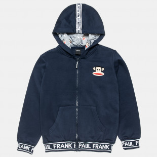 Zip hoodie Paul Frank with embroidery (12 months-5 years)