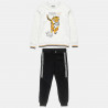 Tracksuit cotton fleece blend with embroidery and print (6-16 years)