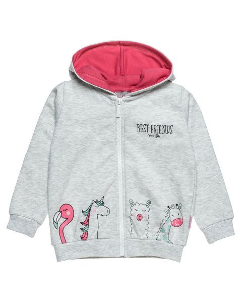 Tracksuit Five Star cotton fleece blend with embossed design (12 months-5 years)