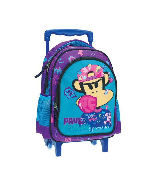 Trolley backpack kindergarten Paul Frank Bubble