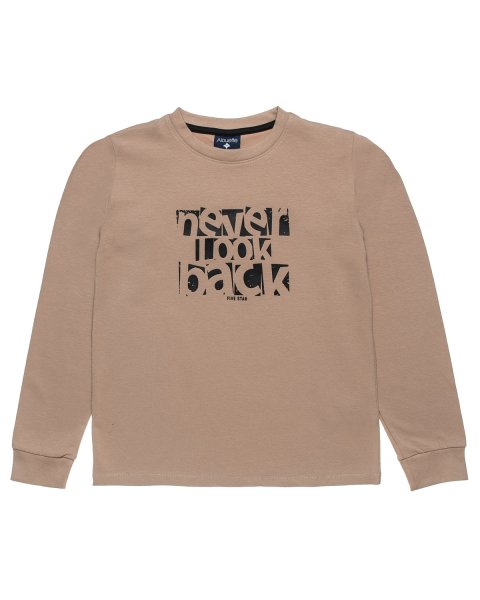 Long sleeve top with embossed print (6-14 years)