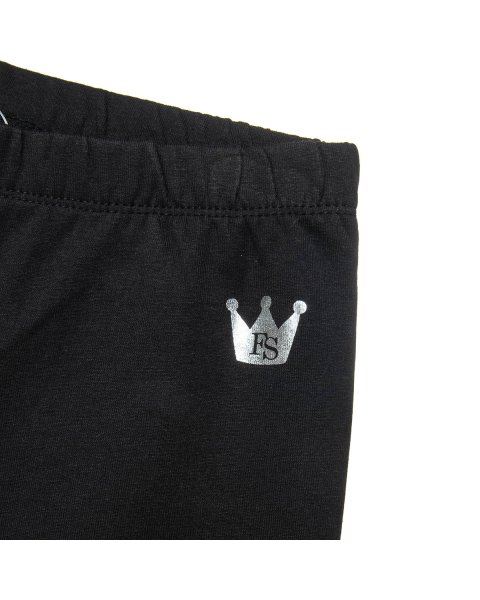 Leggings cotton fleece blend Five Star with metallic print (6-16 years)