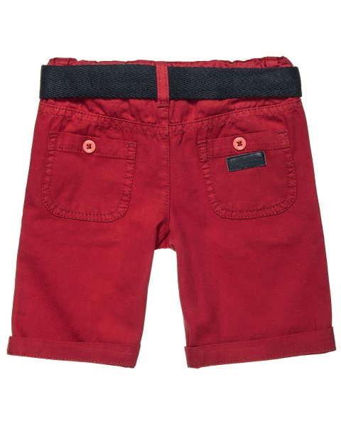 Shorts chinos with belt (12 months-5 years)