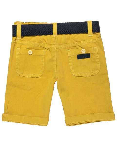 Shorts chinos with belt (12 months-5 years)