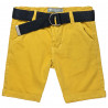 Shorts chinos with belt (12 months-5 years)