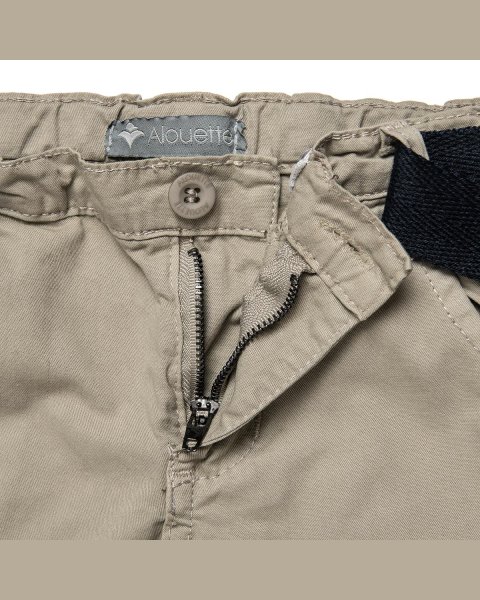Shorts chinos with belt (12 months-5 years)