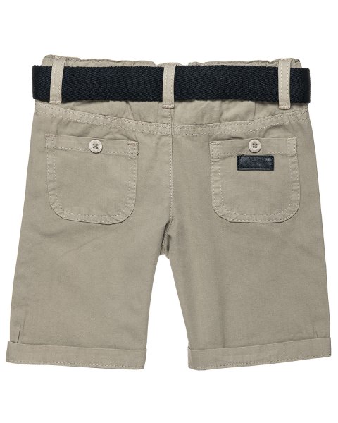 Shorts chinos with belt (12 months-5 years)