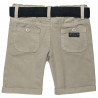 Shorts chinos with belt (12 months-5 years)