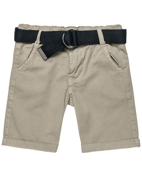 Shorts chinos with belt (12 months-5 years)