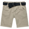 Shorts chinos with belt (12 months-5 years)