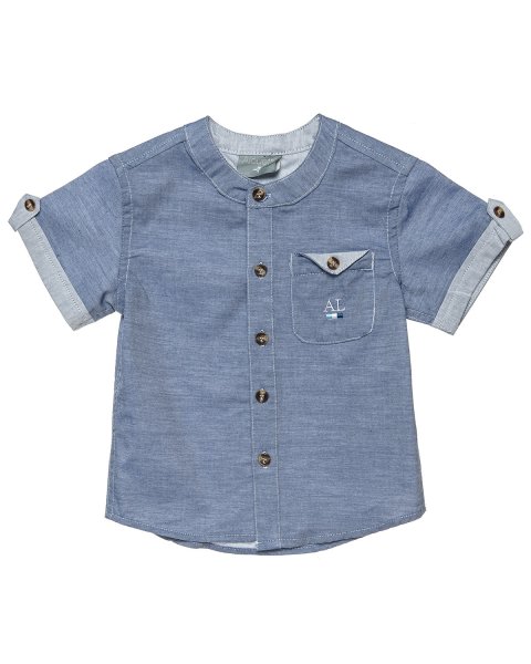 Shirt from soft denim (12 months-5 years)