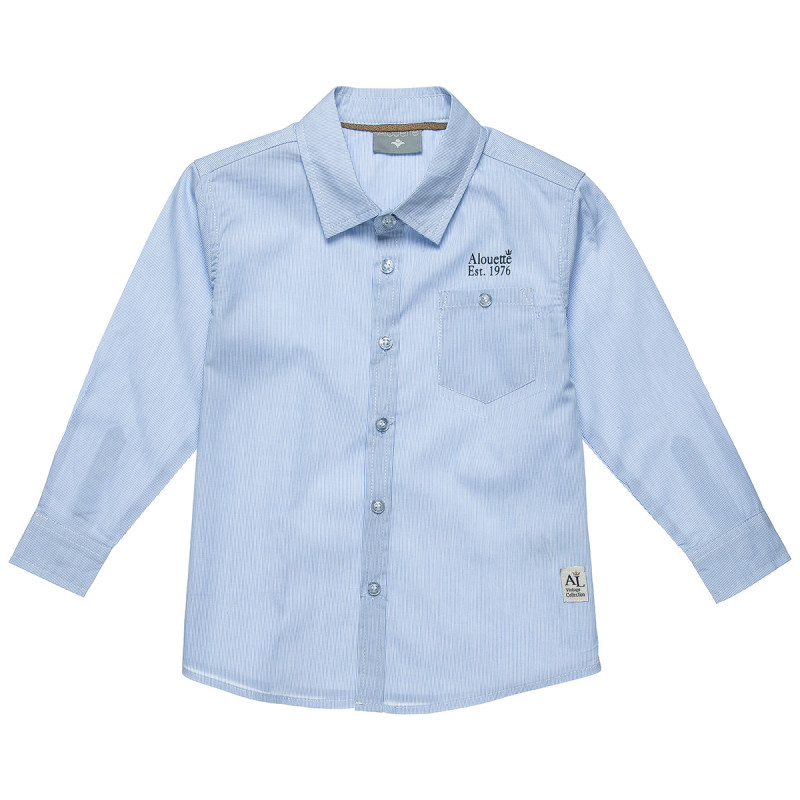Shirt striped and pocket (6-16 years)