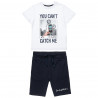 Set Smiley t-shirt and shorts with print (6-14 years)