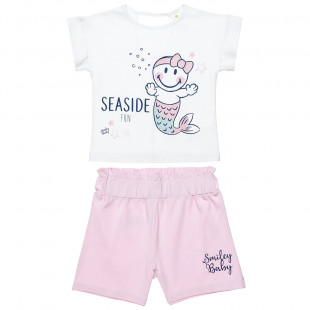 Set top with print and shorts (12 months-3 years)