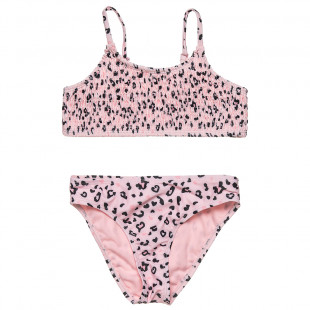 Bikini UPF40+ with hearts pattern (6-14 years)