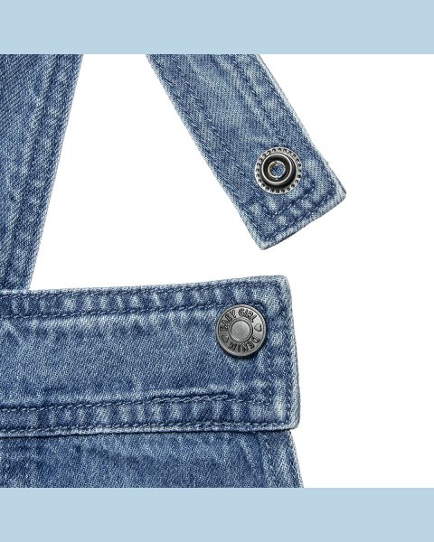 Dress denim with adjustable fasteners (9 months-3 years)