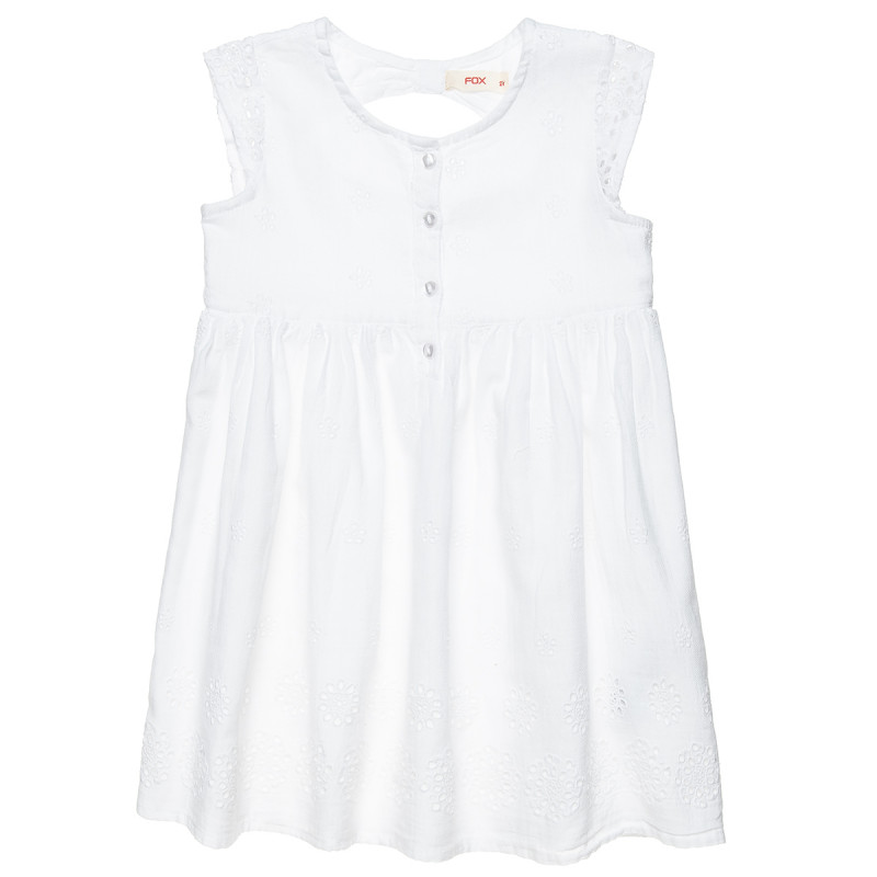 Dress with an embroidered pattern (12 months-3 years)