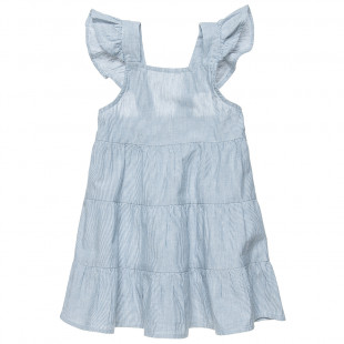Dress with frilled shoulders (12 months-3 years)