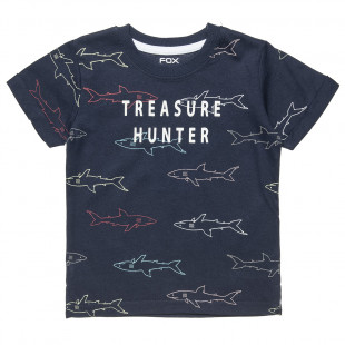 Μπλούζα με τύπωμα "Treasure hunter" (6-18 μηνών)