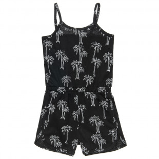 Ολόσωμη φόρμα σόρτς με patern palm trees (6-16 ετών)